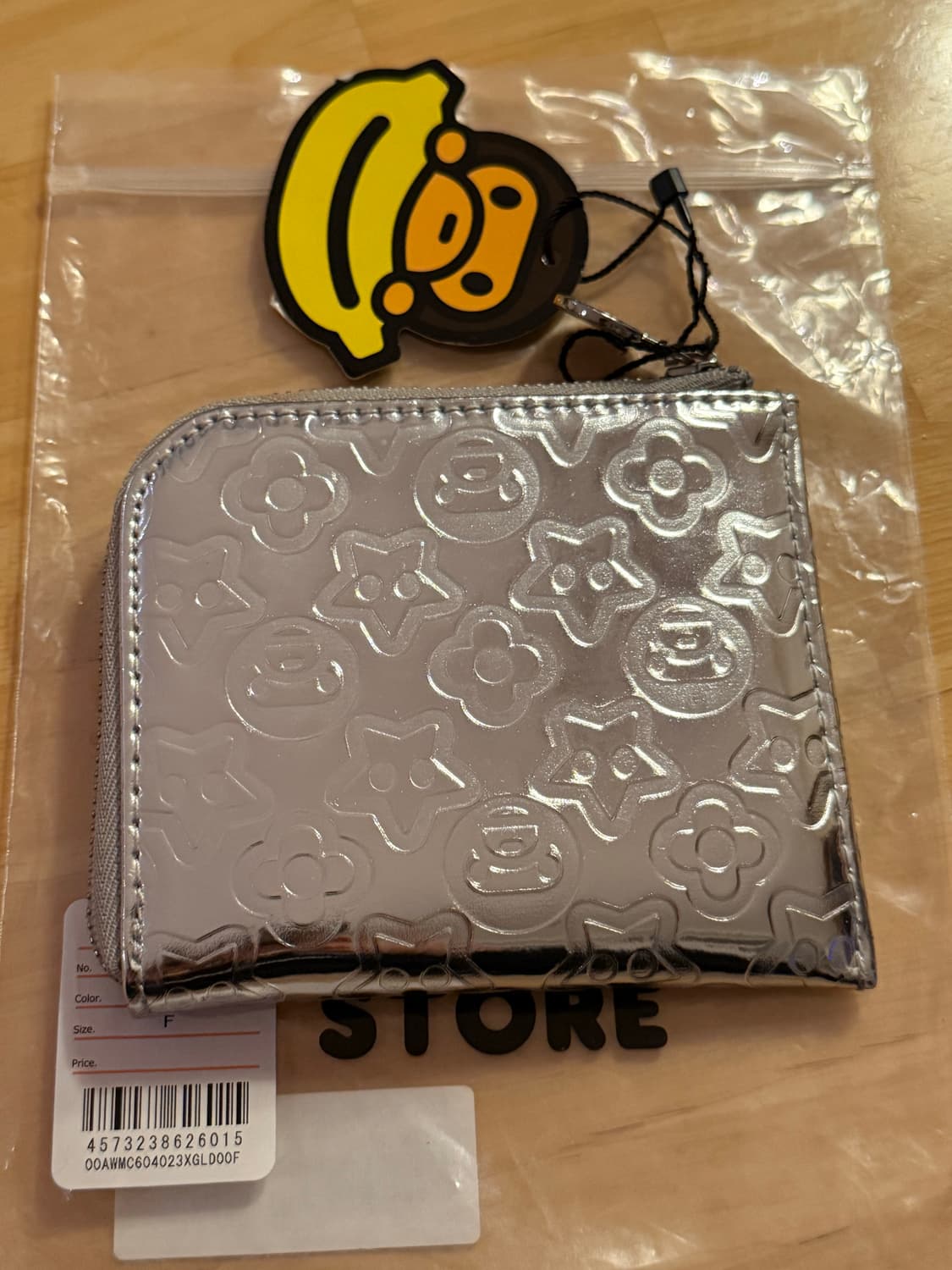 베이프 베이비 마일로 미니 지퍼 가죽 지갑 BABY MILO 상품이미지6