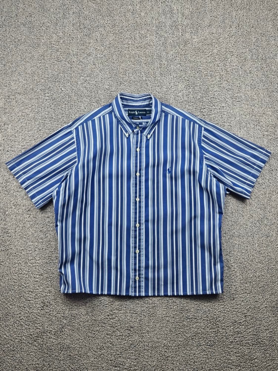 폴로랄프로렌 스트라이프 반팔 셔츠 크롭커스텀 ( XL ) / 11913 상품이미지2