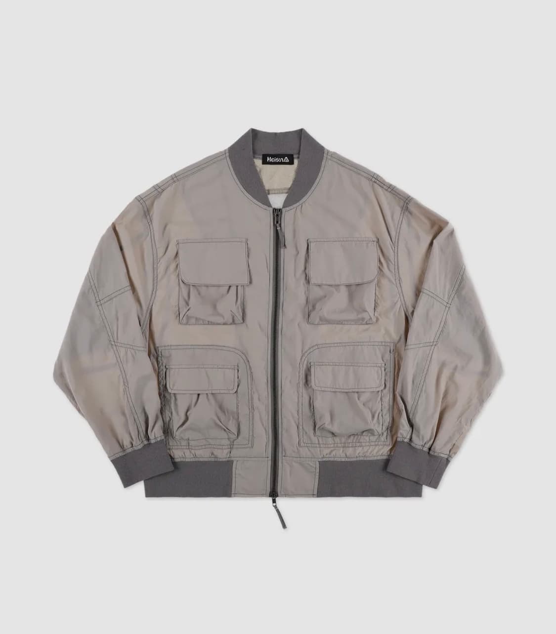 하이산-유틸리티 윈드 봄버 자켓 스톤 베이지 상품이미지2