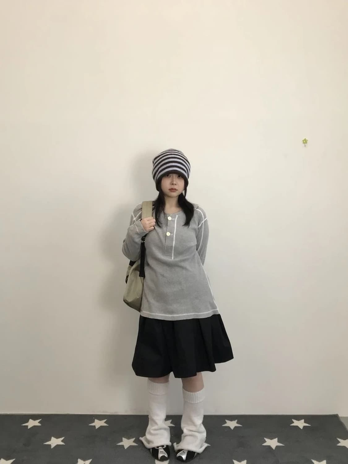 Edwin Waffle Henley Long Sleeve 상품이미지3