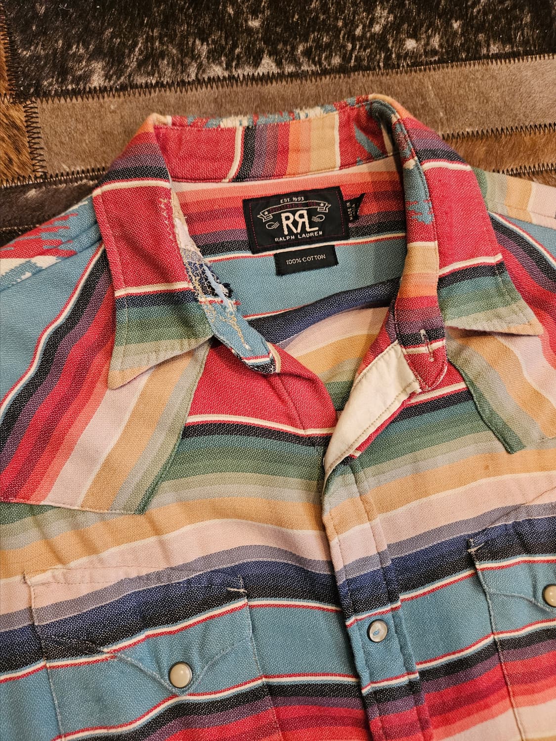 더블알엘 웨스턴 셔츠 상품이미지3