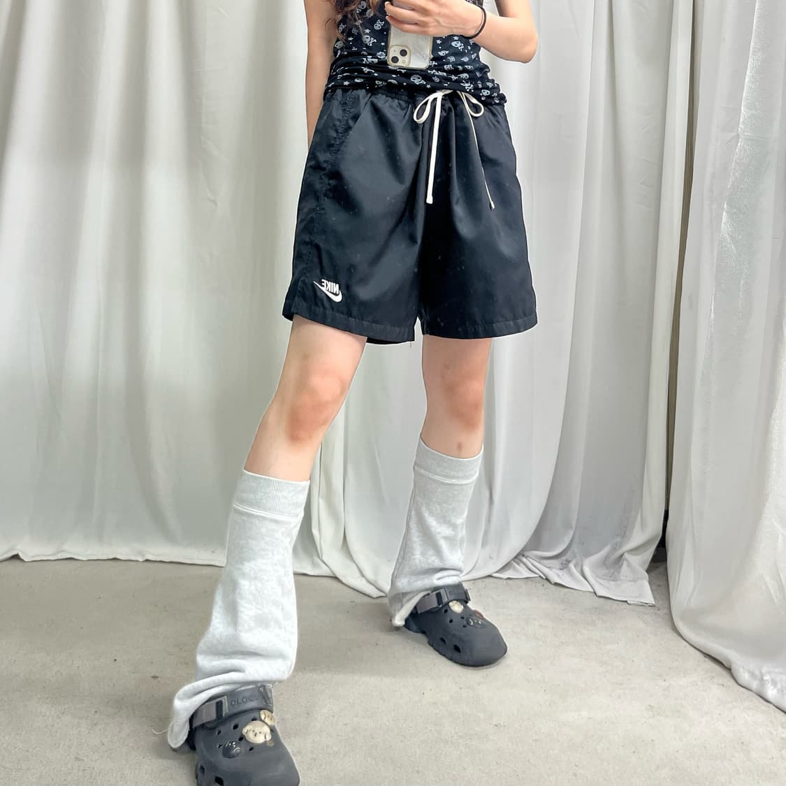Nike black woven flow shorts 상품이미지1