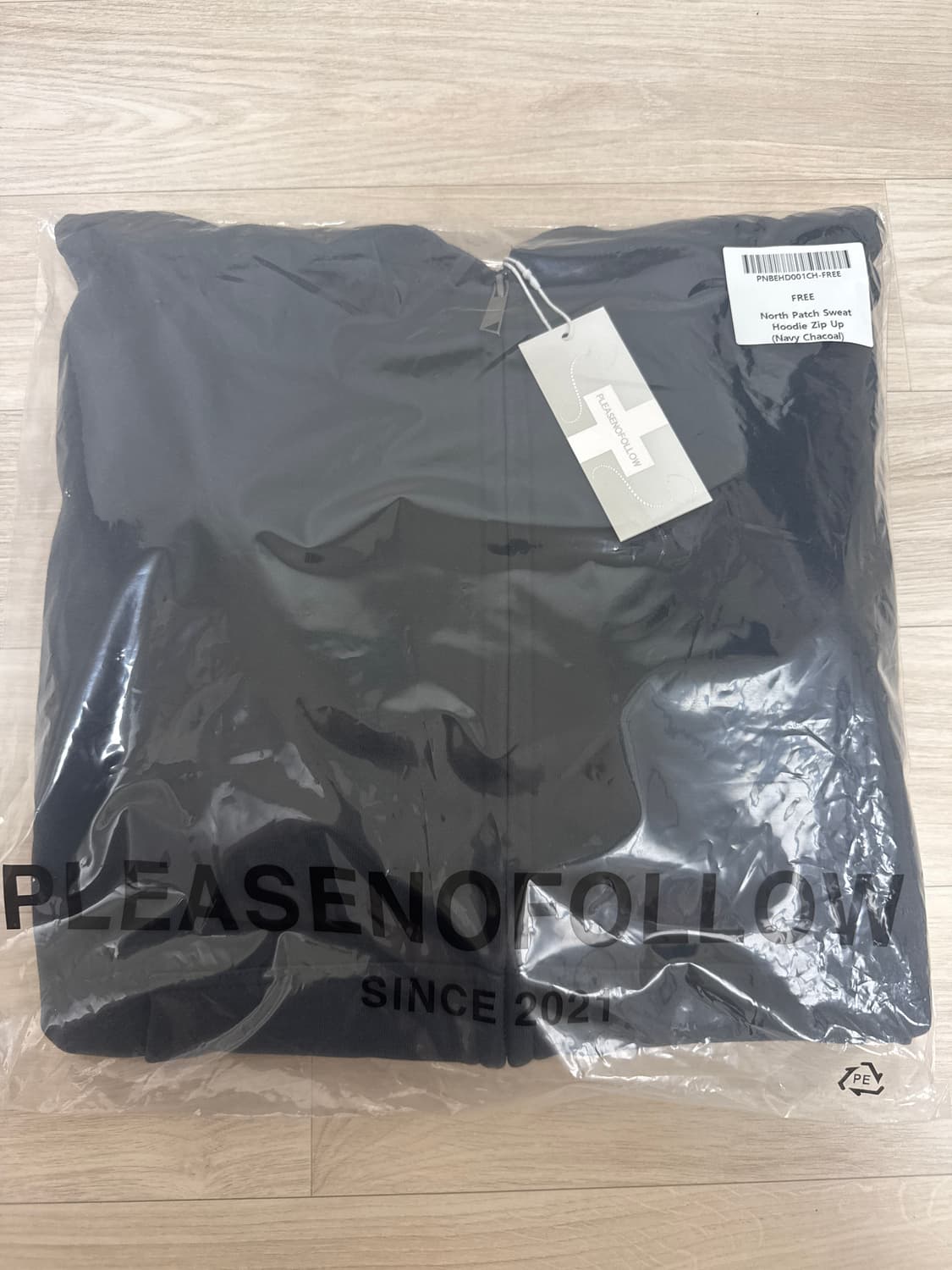 플리즈노팔로우 north patch sweat hoodie zip up  상품이미지4