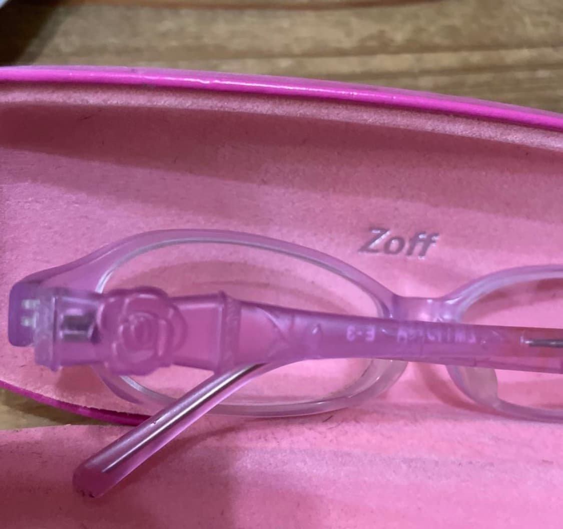조프 안경 패션안경 핑크 장미 고스 갸루 joff 일본안경  상품이미지2