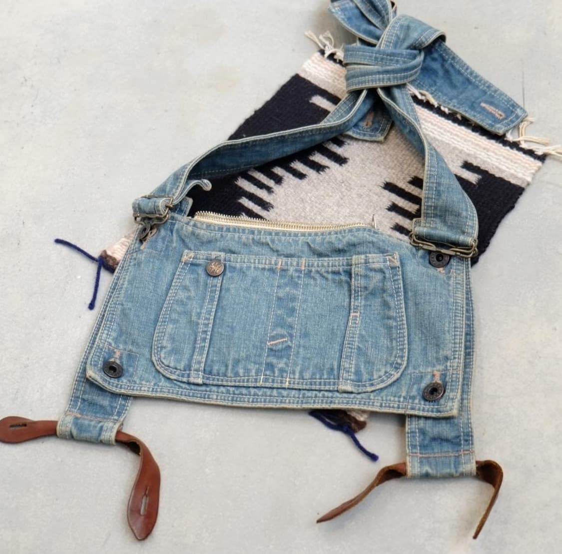 Kapital 캐피탈 데님 서스펜더백 크로스백 상품이미지2