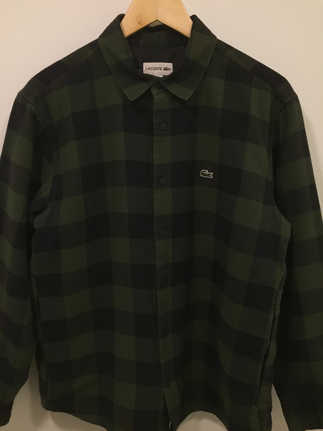 공용 라코스테 체크셔츠 자켓 95 상품이미지2