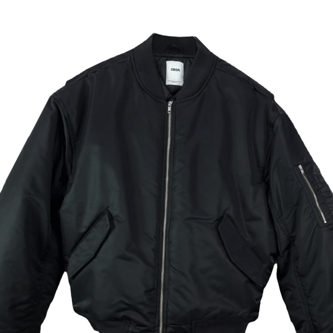[덤브스트럭 DBSR] 오버사이즈 MA-1 봄버 자켓 블랙 M18542 상품이미지4