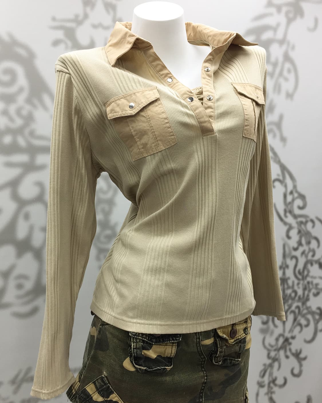 Grunge collar long sleeves 상품이미지1