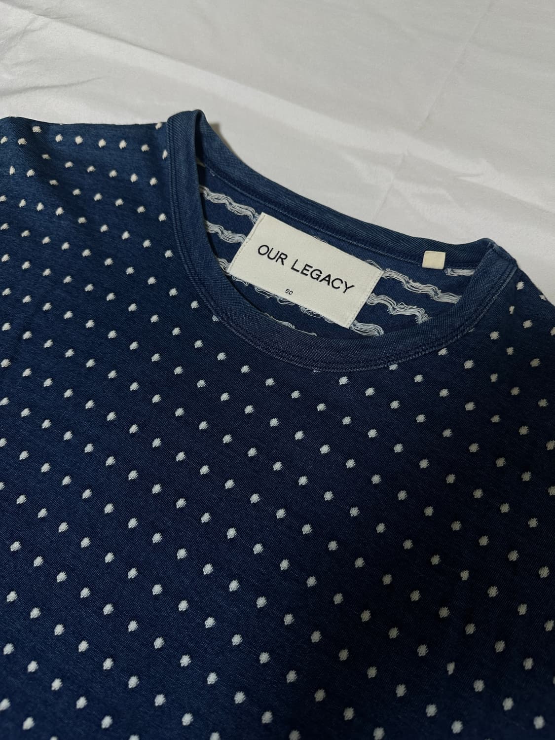 아워레가시 자카드 도트 티셔츠 상품이미지3