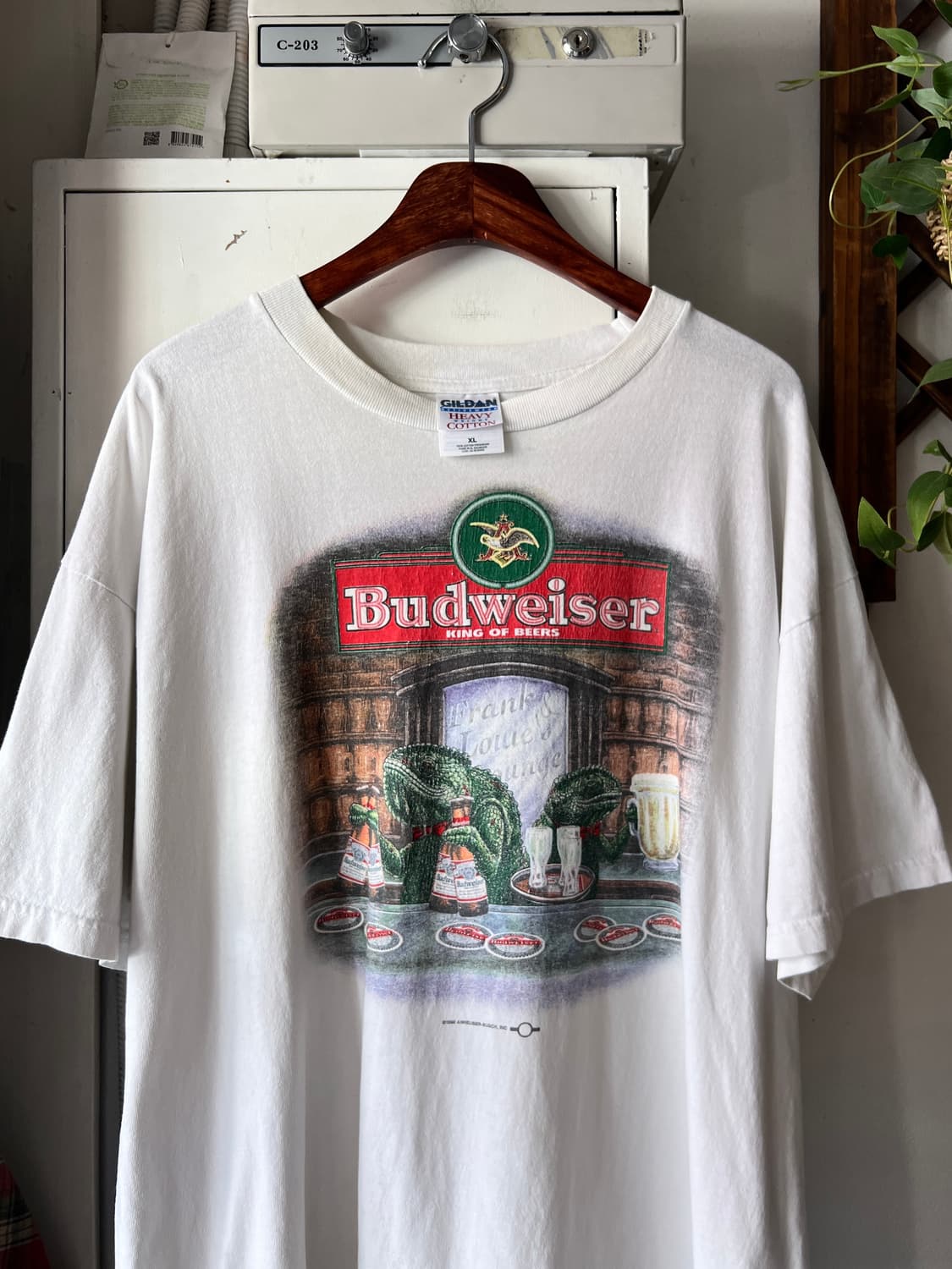 [XL]90's 버드와이저 USA 카멜레온 펍 티셔츠 상품이미지1