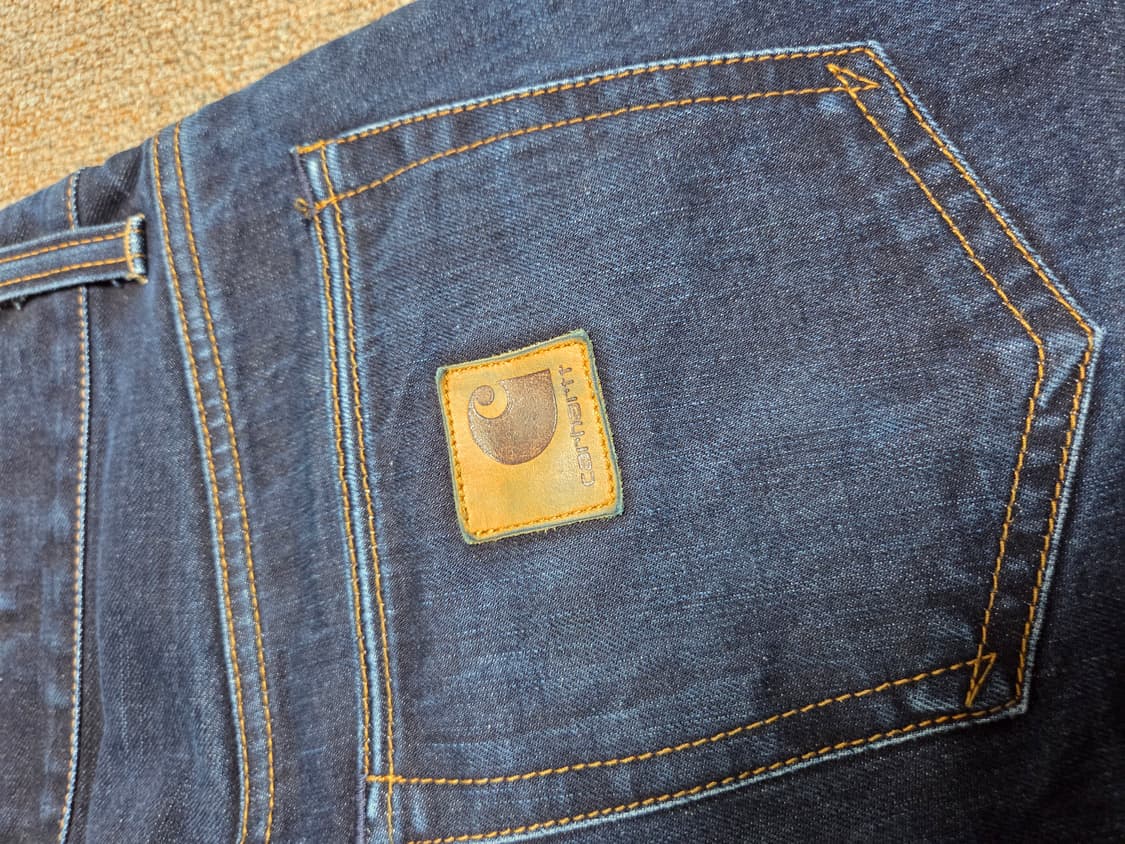 칼하트 셀비지데님 청바지 버튼플라이 32×32 상품이미지3