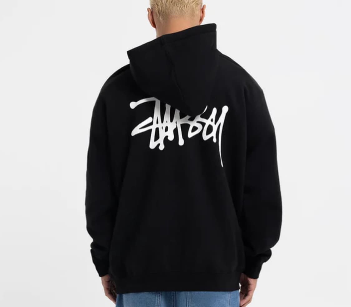 스투시 베이직 후드티 (( 새상품 )) 기모 상품이미지3