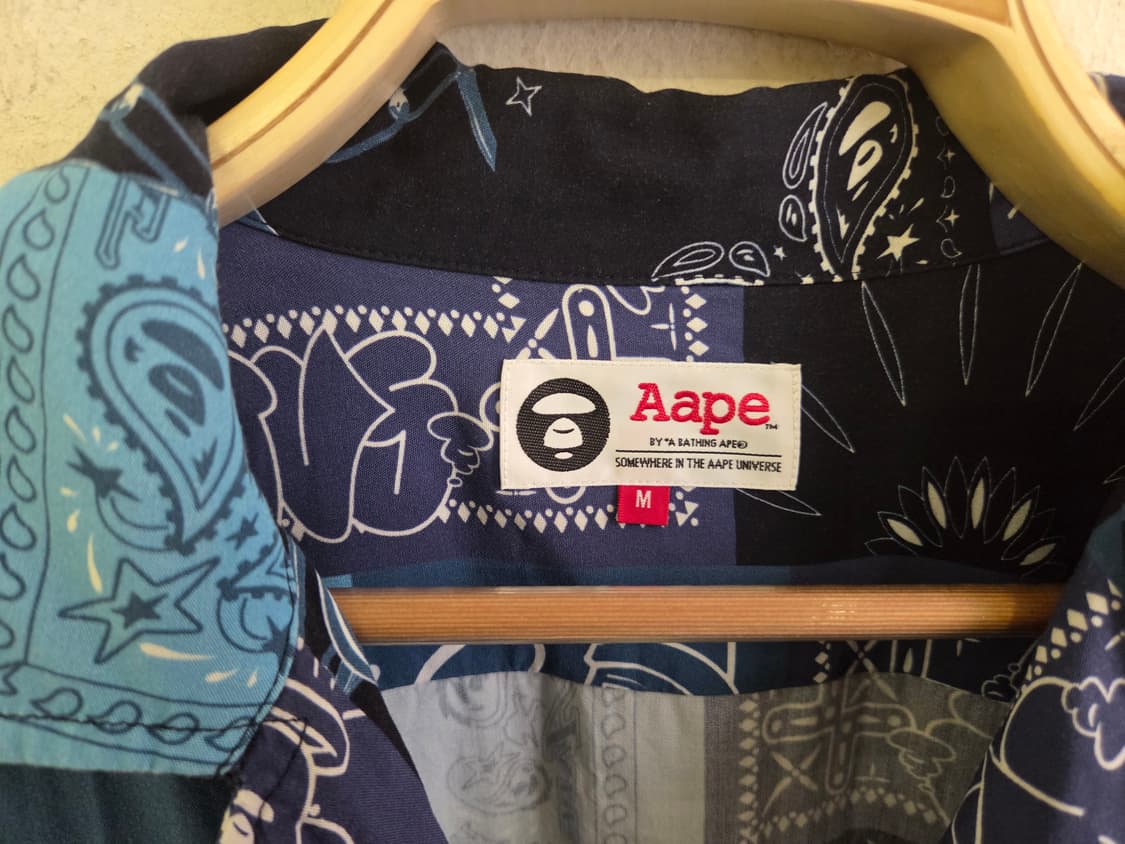 Aape by A Bathing Ape 반팔 셔츠 M 상품이미지2