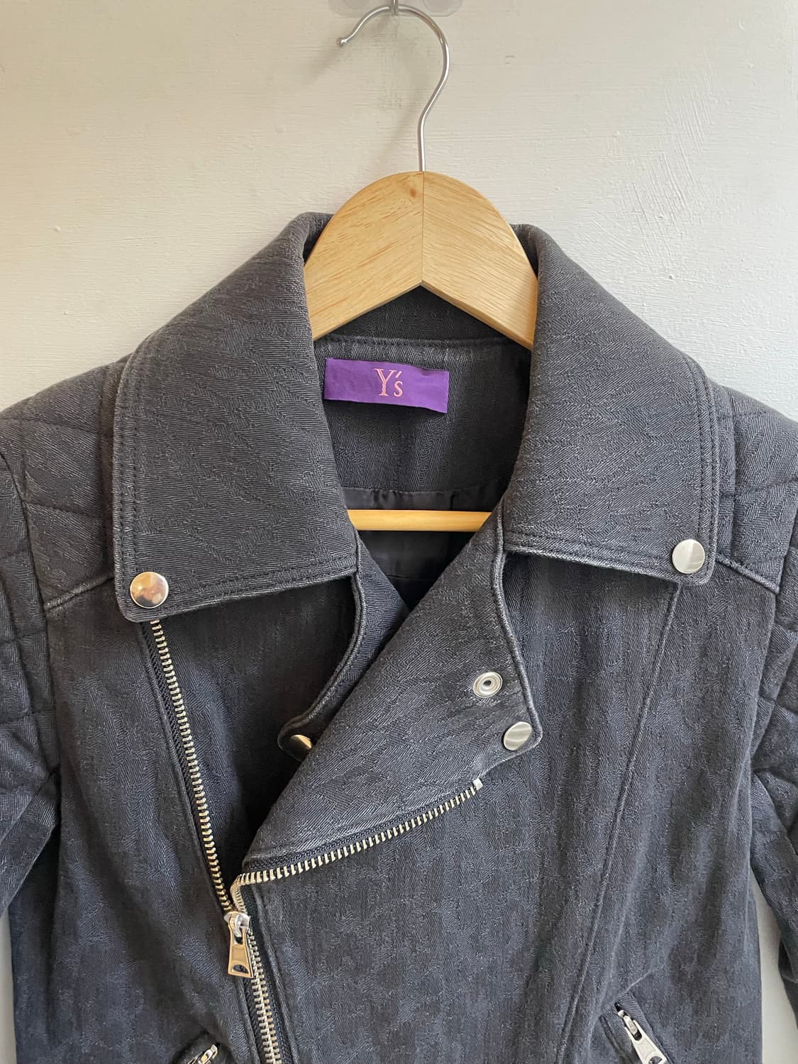 와이즈 요지야마모토 데님 레오파드 라이더 상품이미지5