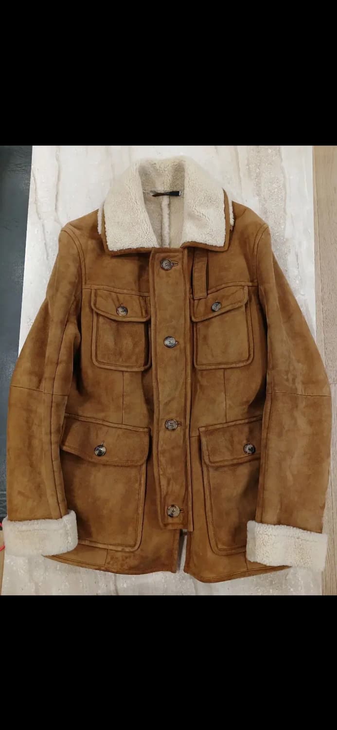 YSL rive gauche SHEARLING FUR COAT 상품이미지1