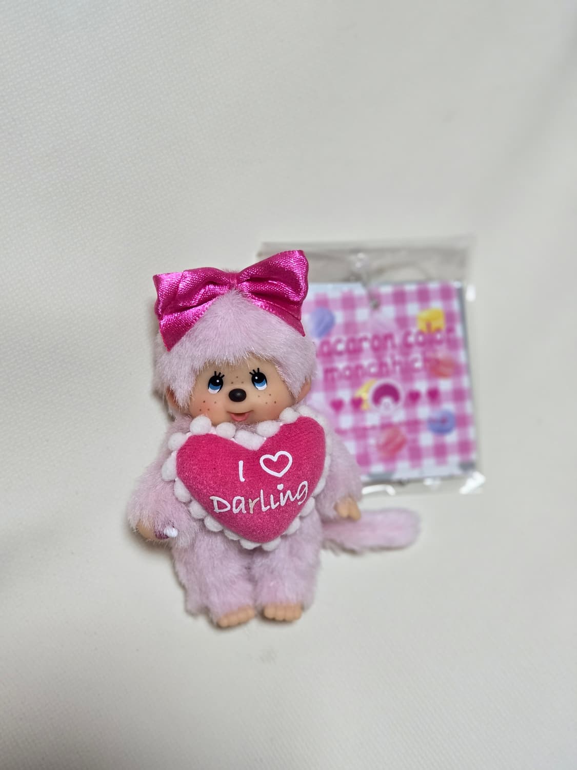 몬치치 마카롱 핑크 키링 상품이미지1