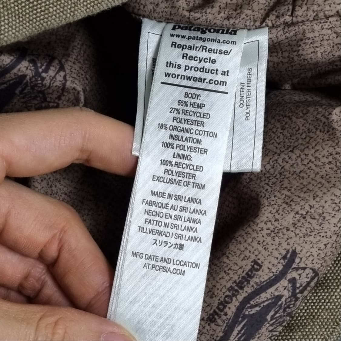 파타고니아 아이언포지 헴프 캔버스 워크 자켓 상품이미지4