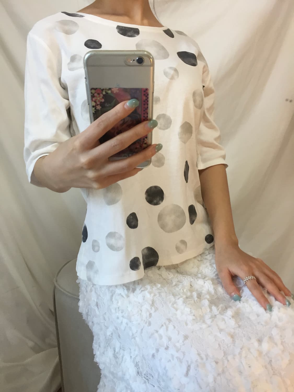 도트 티셔츠 상품이미지6