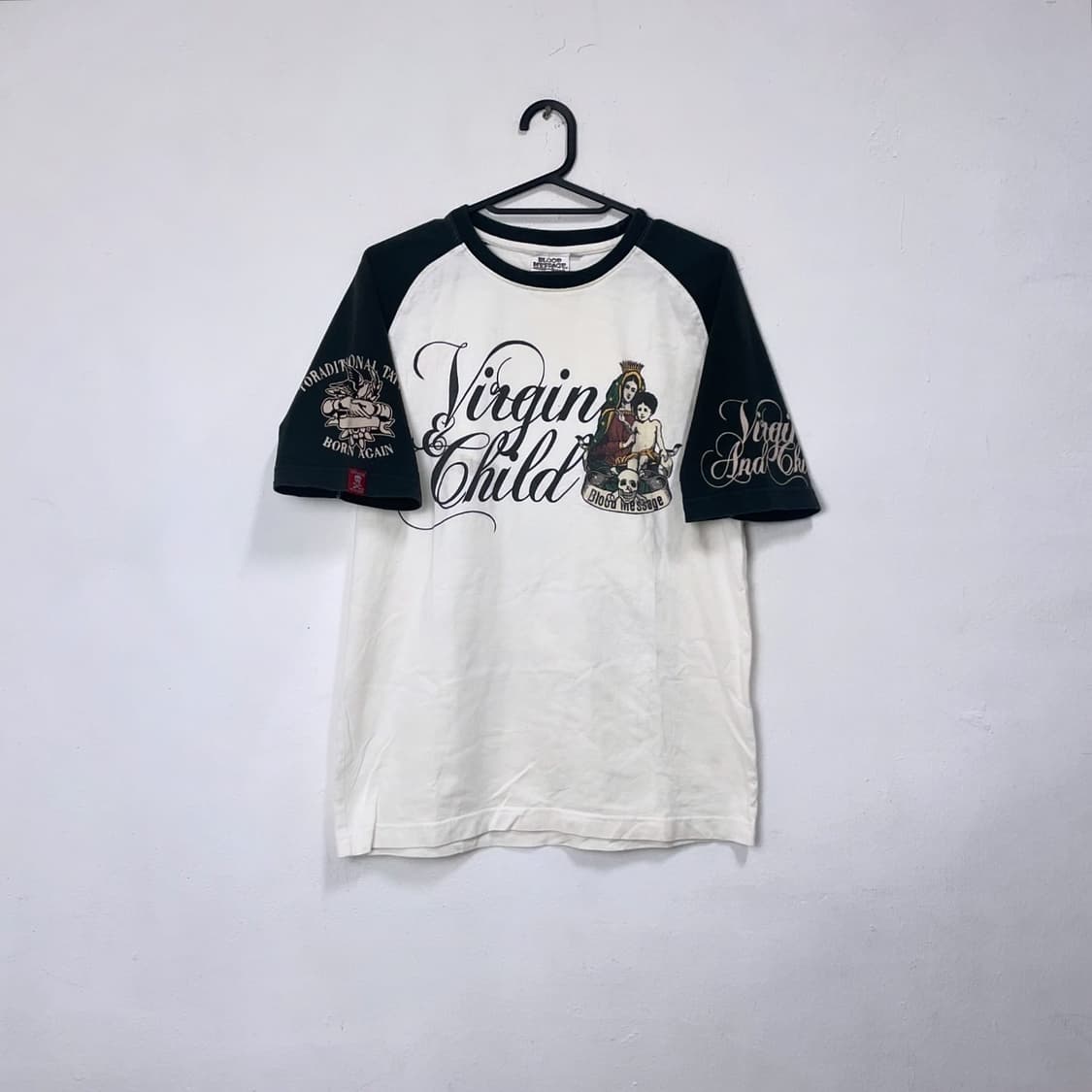 Blood massage old 90’s T shirt 상품이미지5
