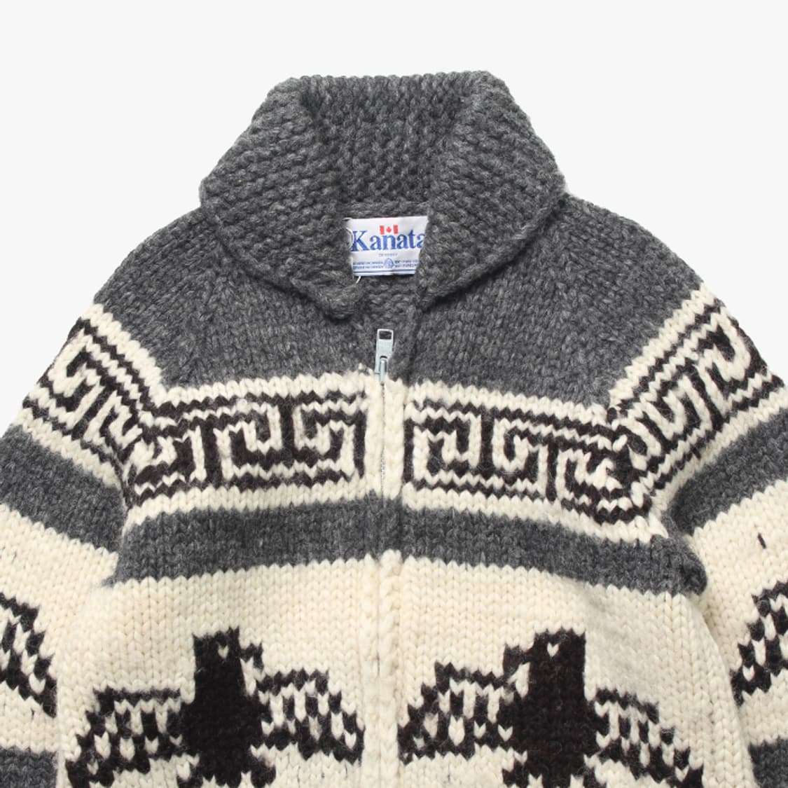  KANATA "Grey Knit Zip-up" 상품이미지2