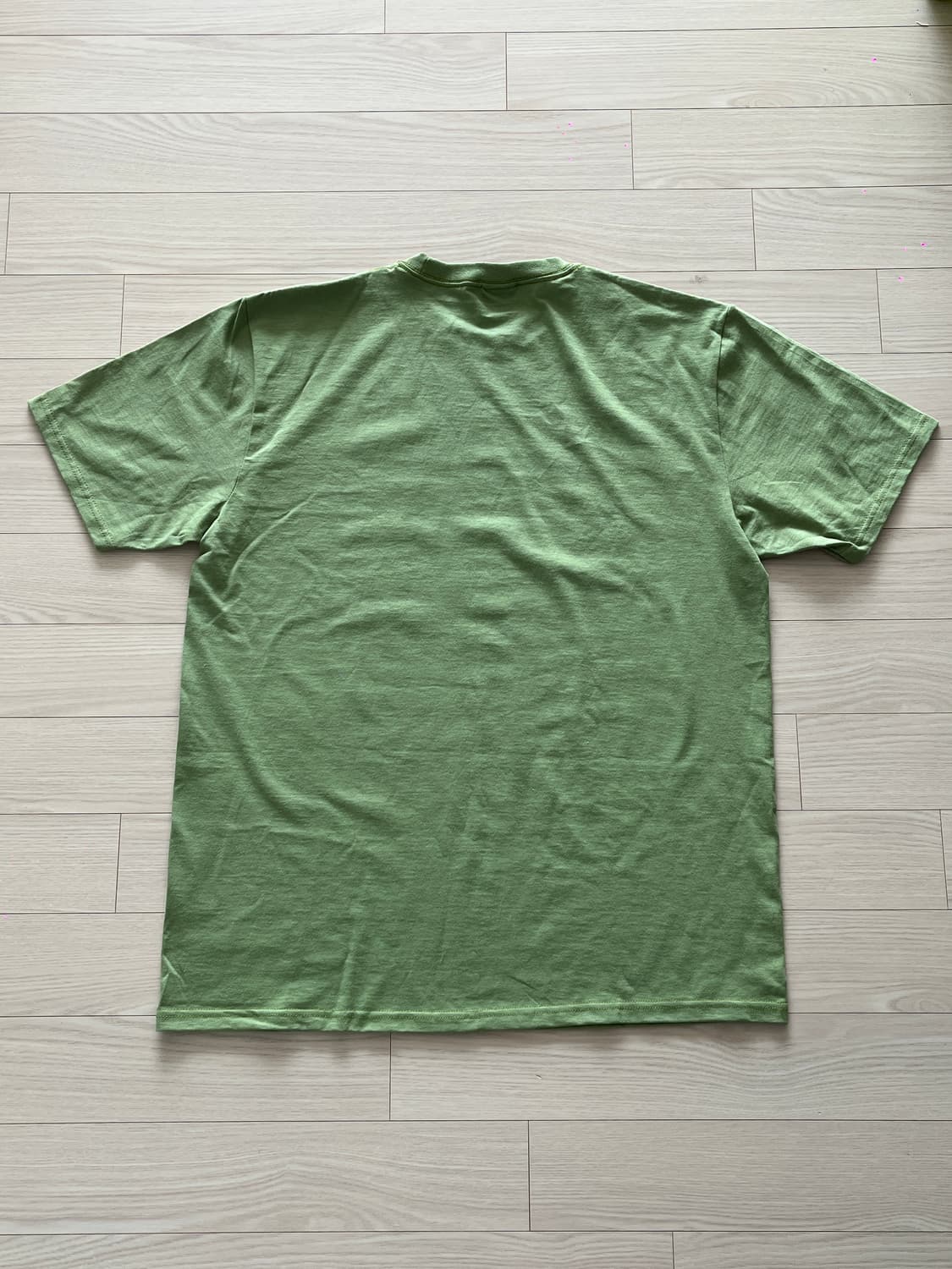 [새제품] stussy 스투시 레슬러 피그먼트다잉 올리브 반팔티 L 상품이미지2