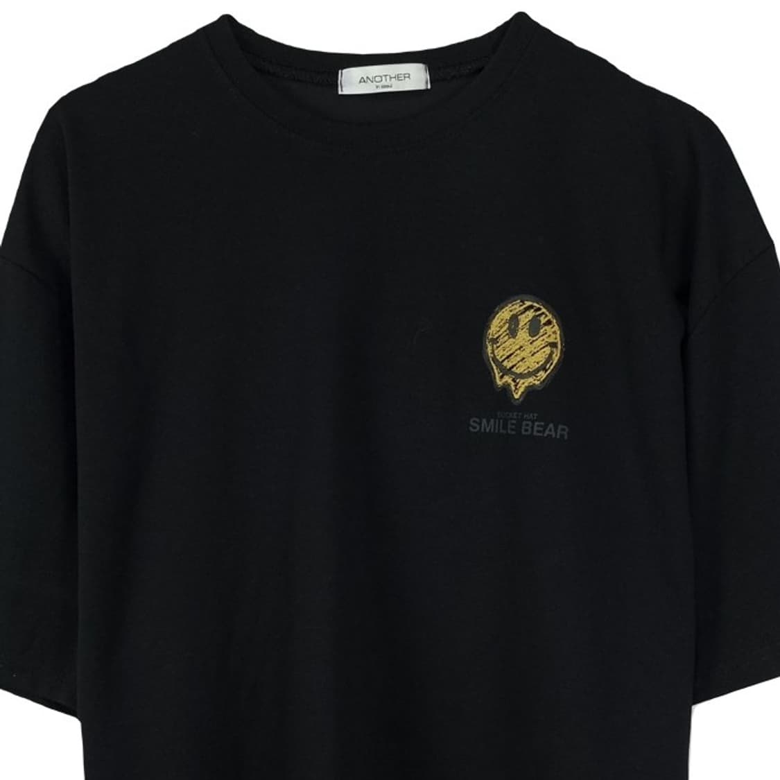 [빈티지] 그래픽 프린팅 오버핏 반팔티 블랙 M20181 상품이미지4