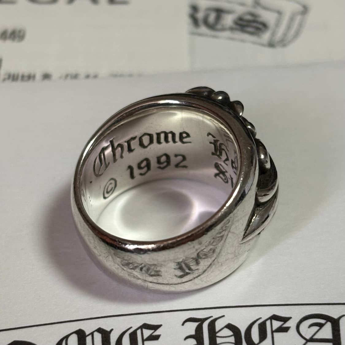 크롬하츠 플로랄 크로스링us5.5 상품이미지2