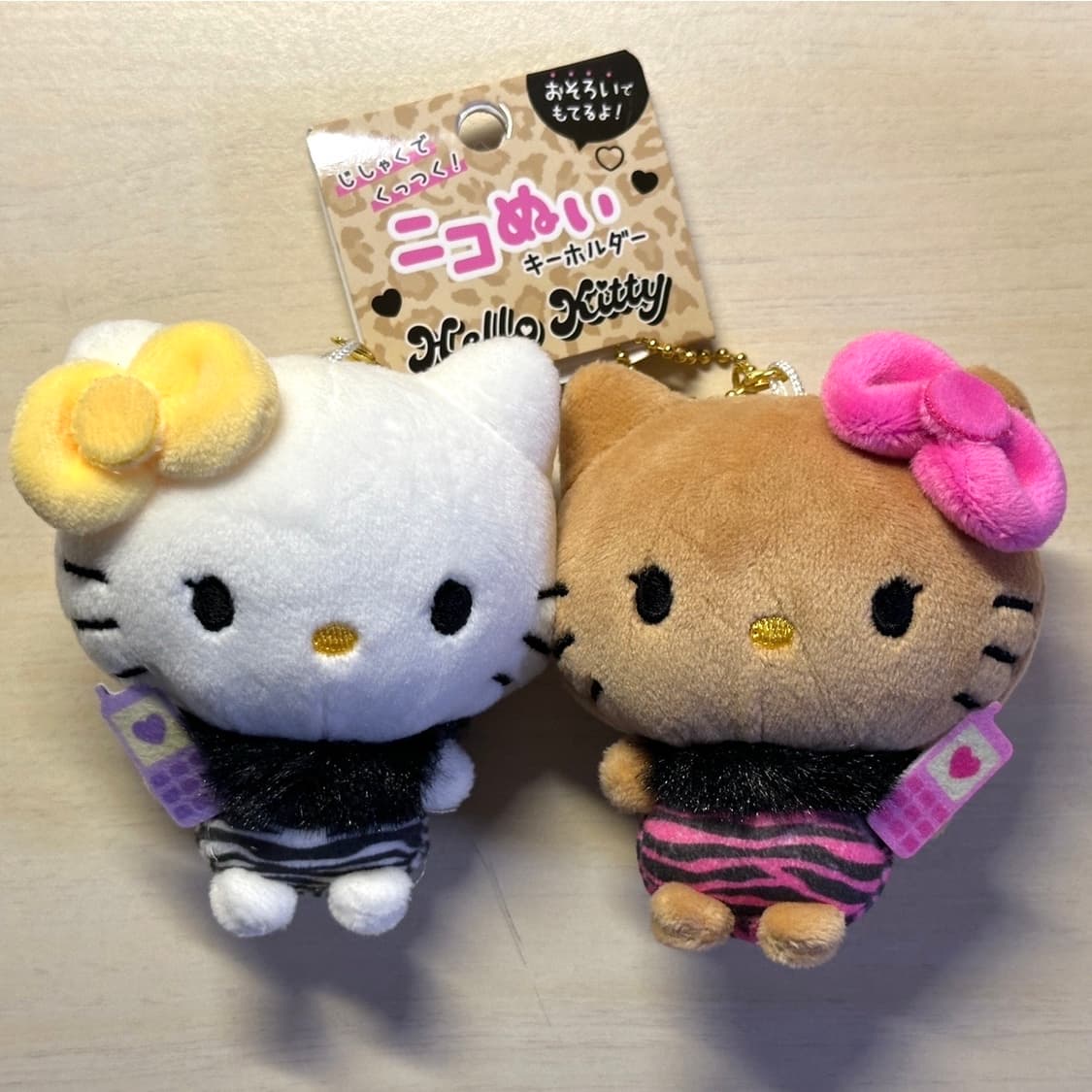 새상품 자석 헬로키티 코갸루 태닝키티 니코누이 인형 키링 상품이미지2