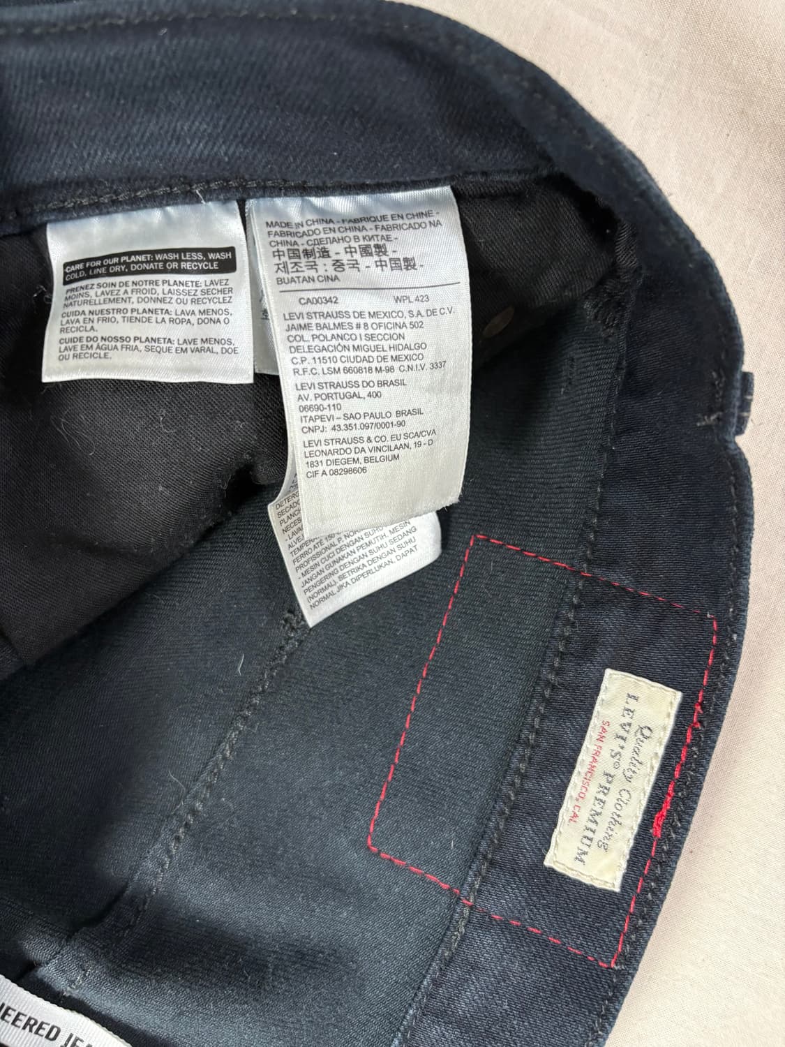 Levis 리바이스 엔지니어드 진 코튼 혼방 팬츠 34 x 32 상품이미지4