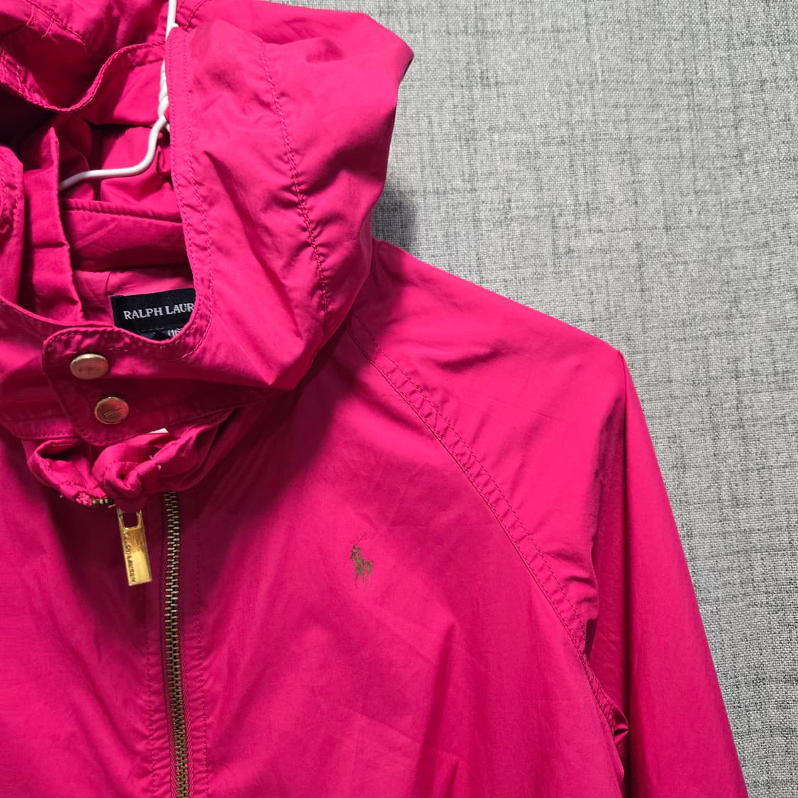 폴로 랄프로렌 핑크 후드 바람막이 상품이미지3
