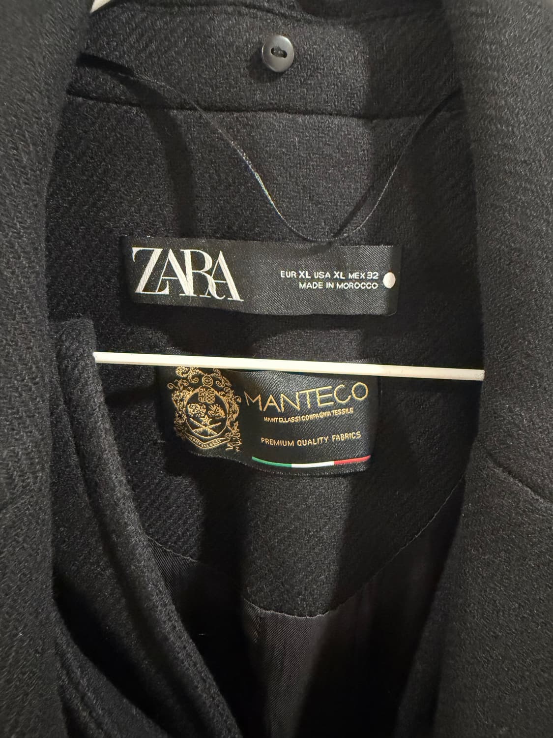 자라 이탈리안 패브릭 MANTECO 라인 여성코트  상품이미지2