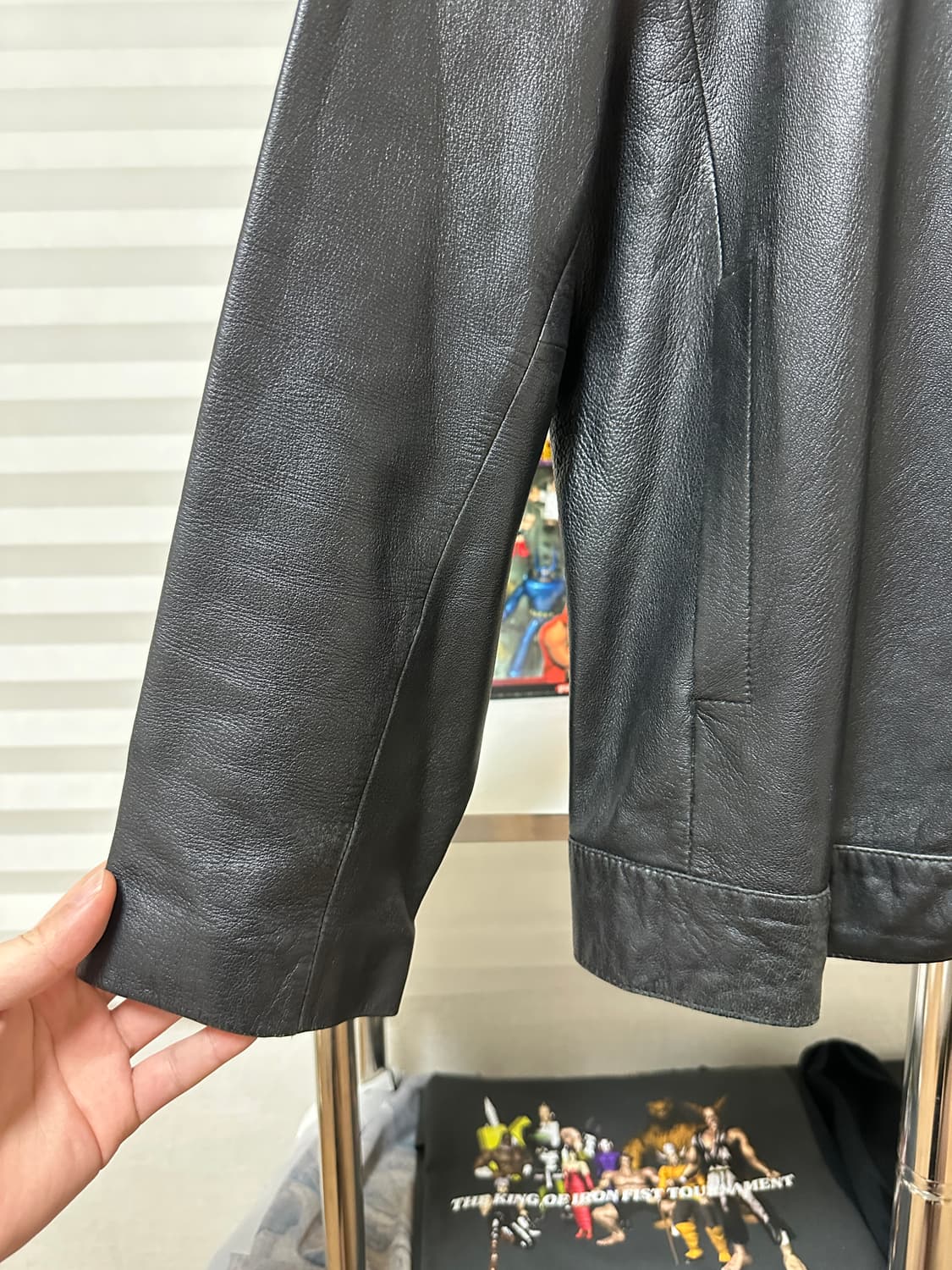 Lambskin Stand Collar Jacket 상품이미지3