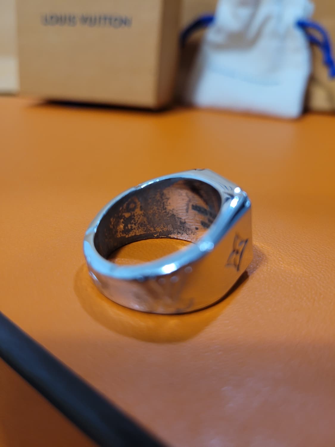 루이비통 LV 시그넷 실버 반지 상품이미지10