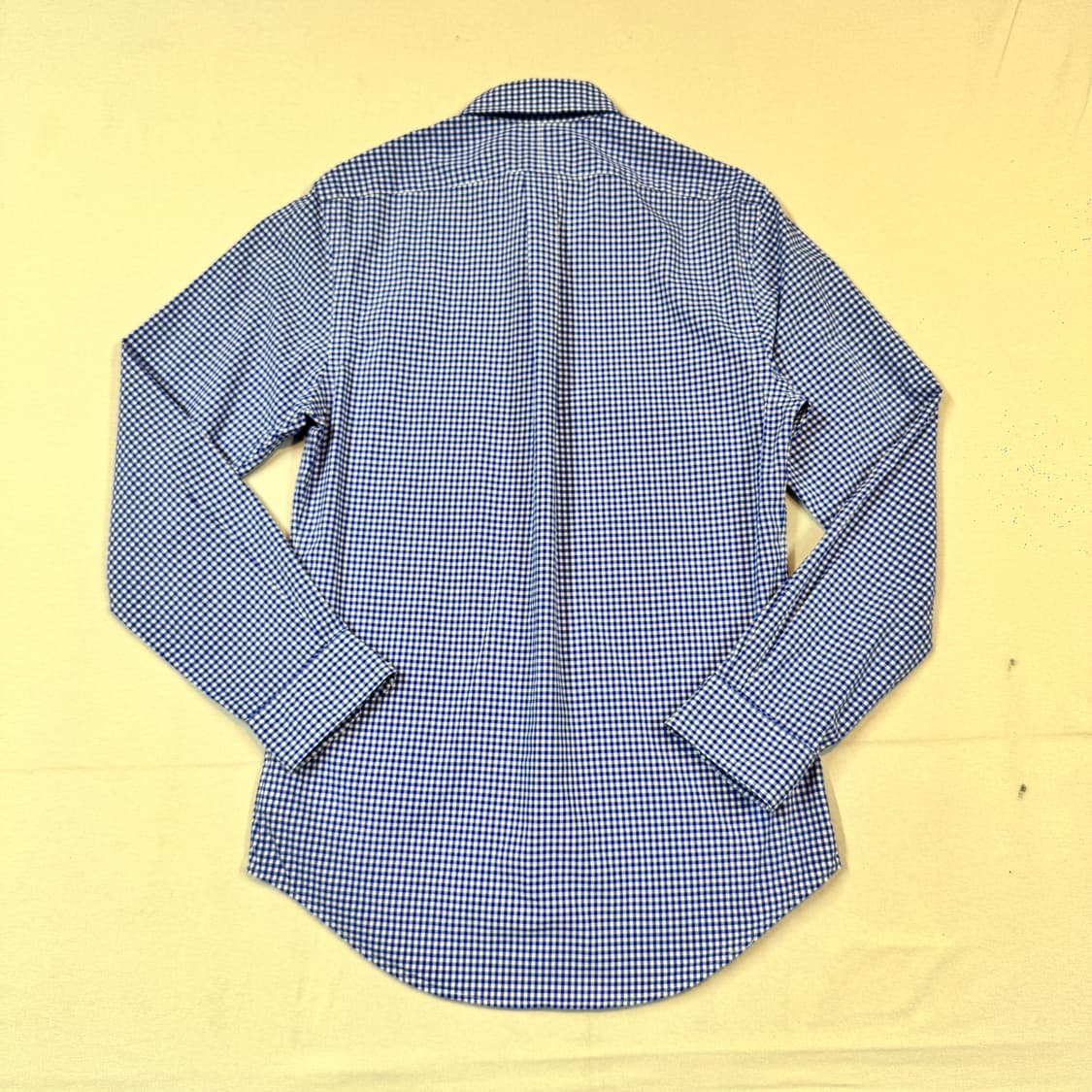 M) 폴로 랄프로렌 클래식 블루 체크 포플린 셔츠 상품이미지5