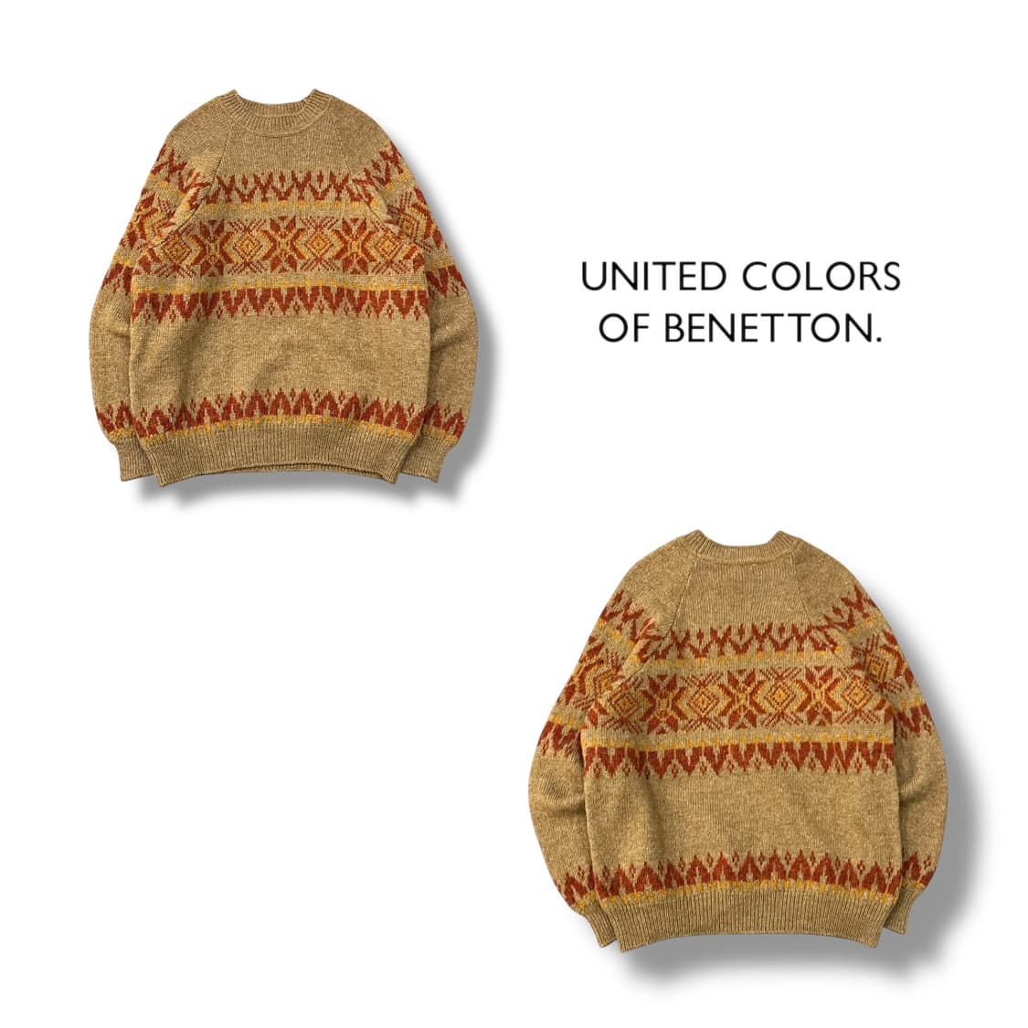  베네통 패턴 니트 y13853 상품이미지1