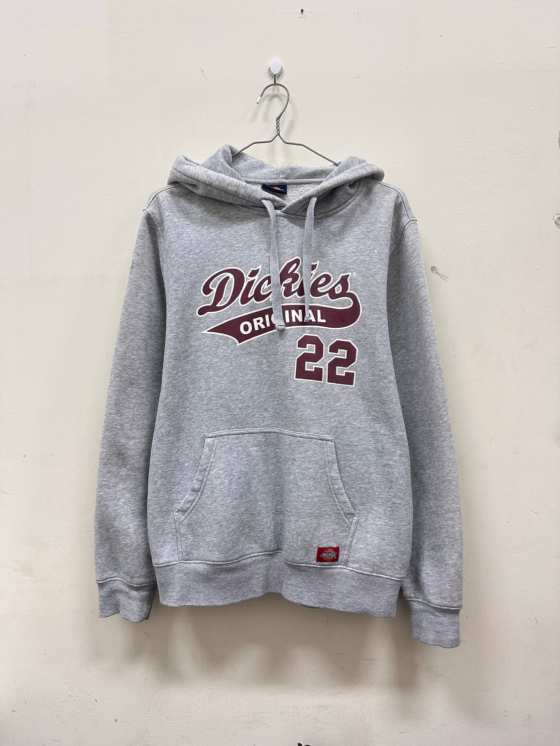 디키즈 그레이 버건디 후드티 상품이미지1
