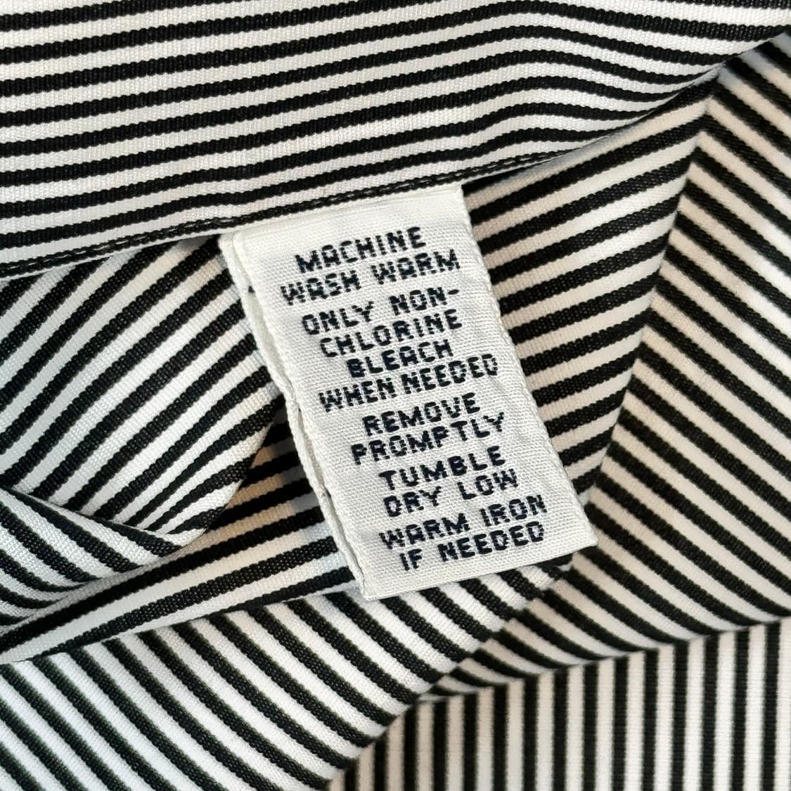 XL) 폴로 랄프로렌 클래식 블랙 스트라이프 포플린 셔츠 상품이미지7