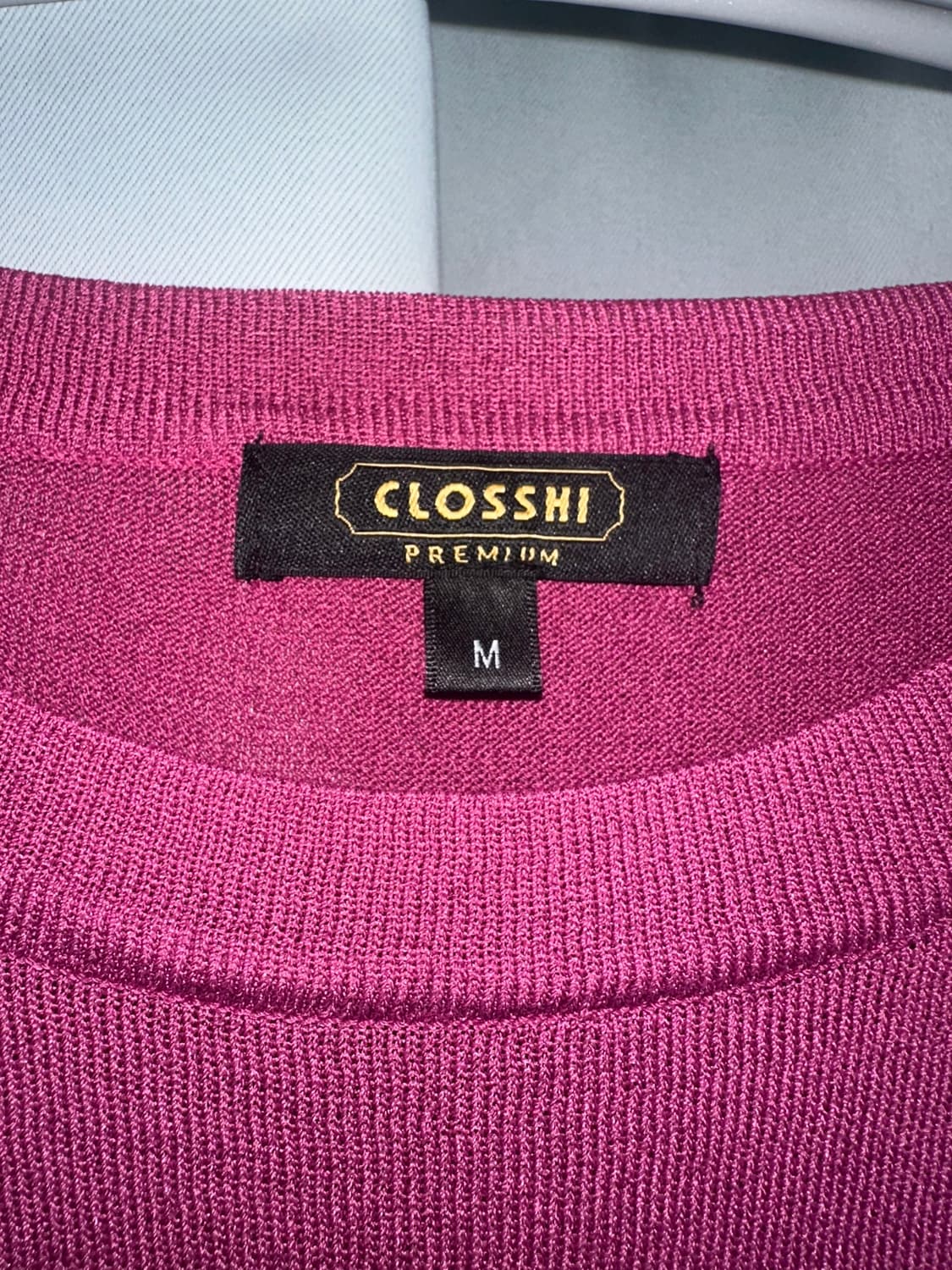 Clossni 스트라이프 보트넥 티셔츠 상품이미지5