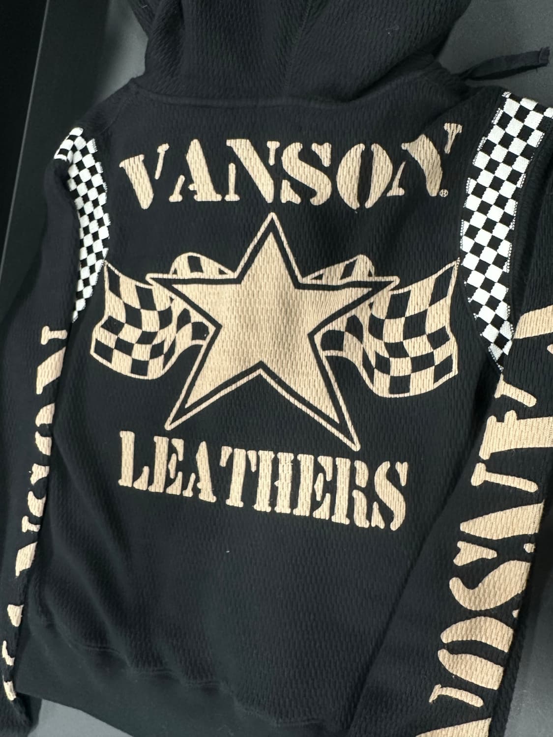 벤슨 래더스 체크 집업 백로고 후디 상품이미지6