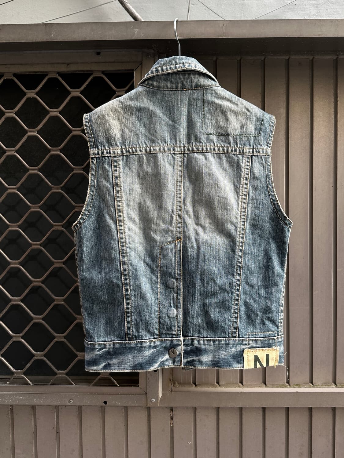 NIX washing denim vest 상품이미지6