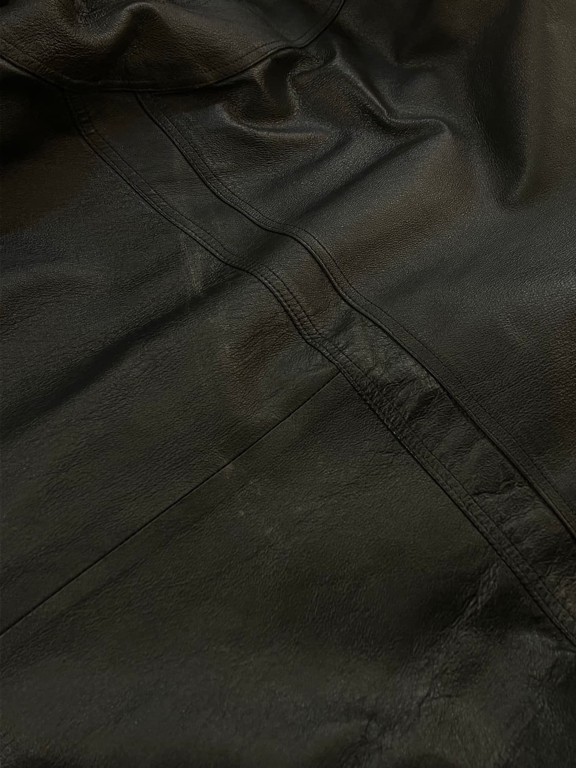 빈티지 가죽 자켓 블랙  #csz2291 상품이미지5