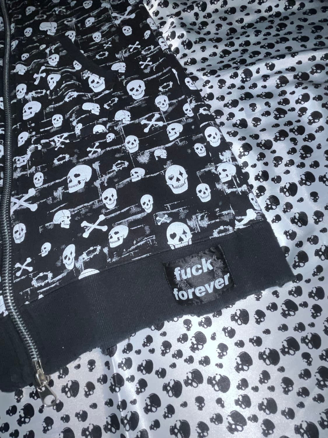 아케호무 펑크 해골 후드원피스 상품이미지5