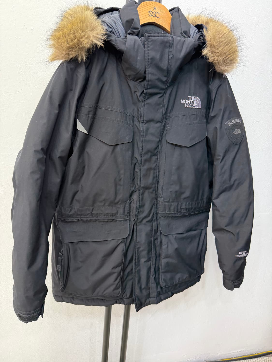 정품) 노스페이스 맥머도 여성 검정 구스패딩 S 상품이미지2