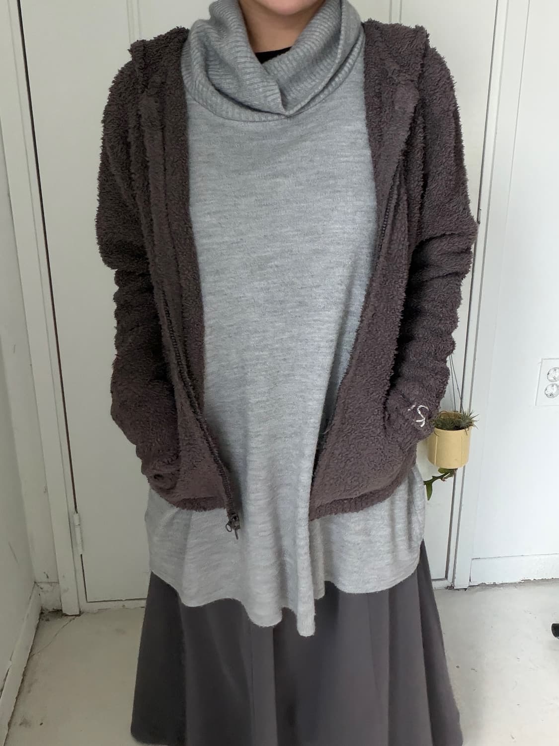 일본빈티지 투웨이 후리스 후디자켓 상품이미지2