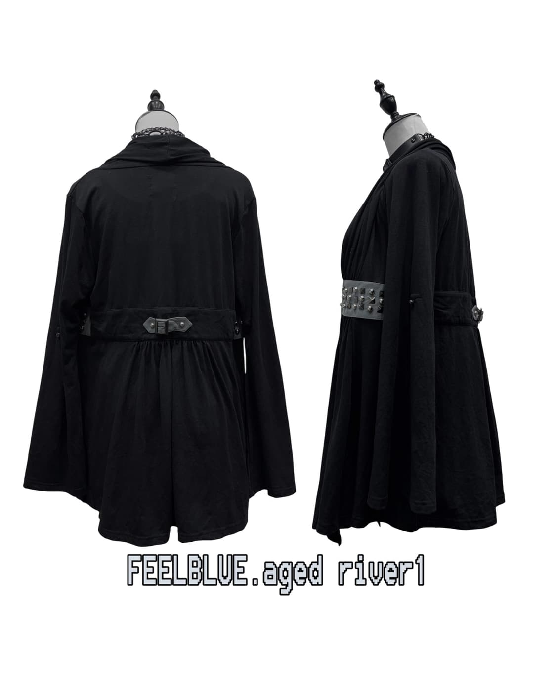Punk Layered Gray Set 펑크 블랙&그레이 3pcs 세트 상품이미지4
