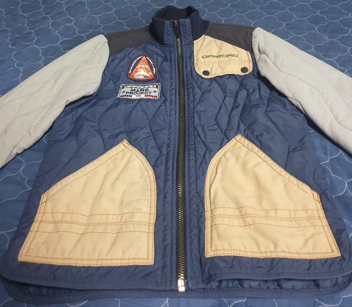OFFROAD 워크패치 퀄팅 누빔 패딩 자켓 (90) 상품이미지2