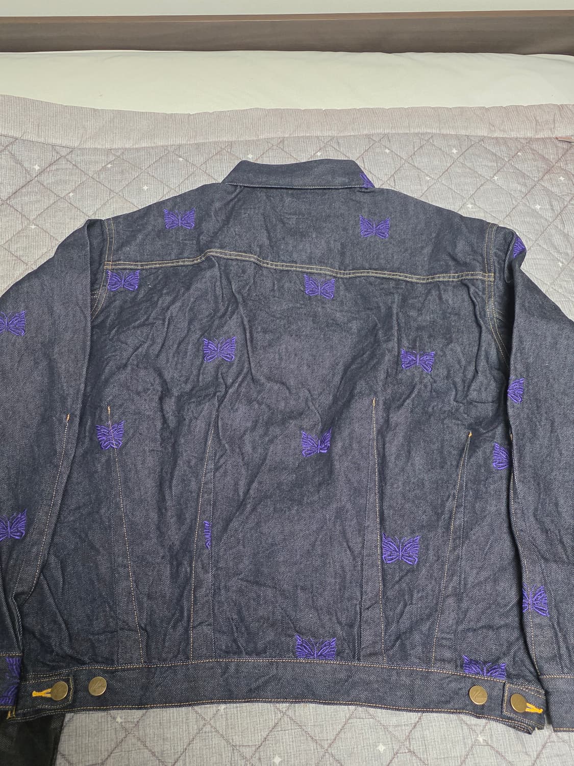 니들스 x 비버 2026 ss 12oz 빠삐용 데님자켓 상품이미지5