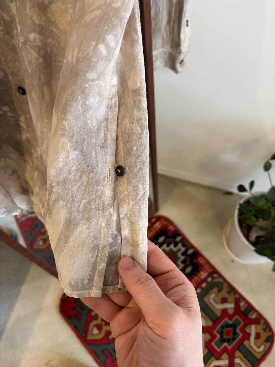 cale 린넨 타이다이 포켓 셔츠 남방 상품이미지7