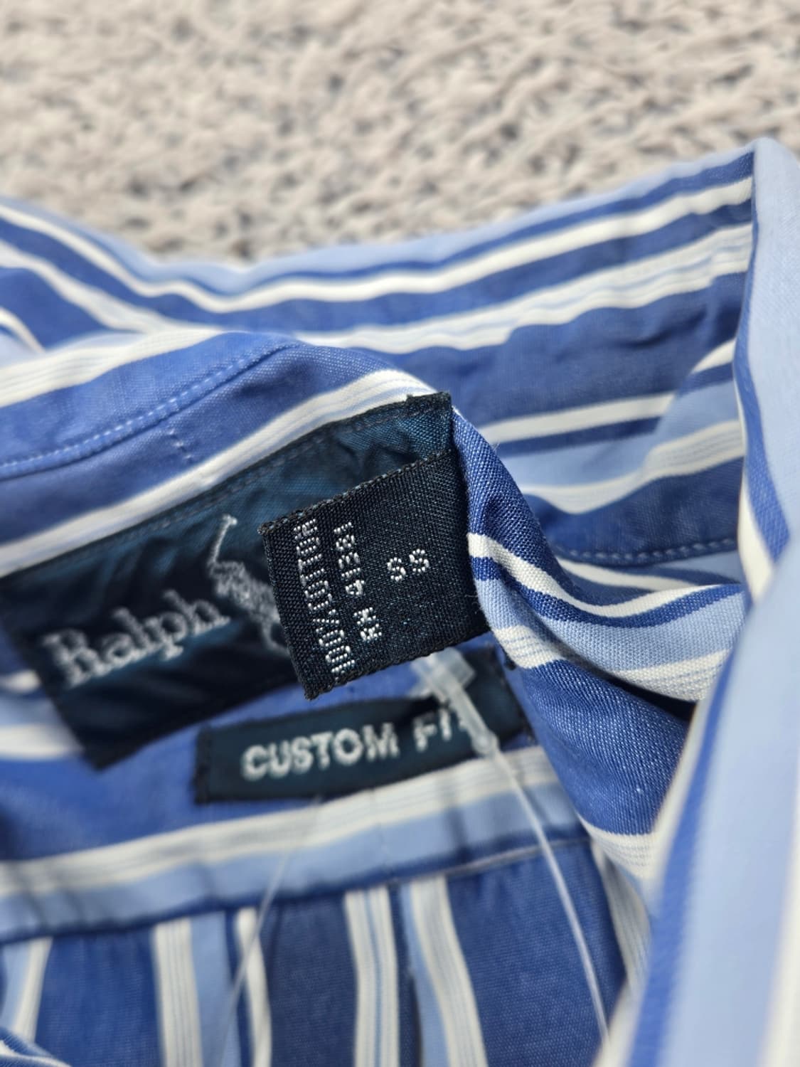 폴로랄프로렌 스트라이프 반팔 셔츠 크롭커스텀 ( XL ) / 11913 상품이미지8