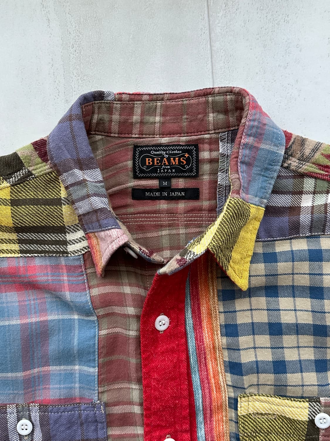 빔즈플러스 리얼 패치워크 워크 셔츠 상품이미지6